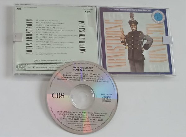 Cd Plays W.c. Handy Interprete Louis Armstrong (1986) [usado]