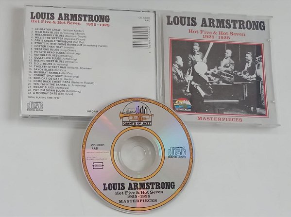 Cd Hot Five & Hot Seven Interprete Louis Armstrong (1988) [seminovo]