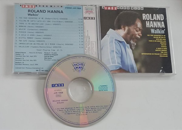 Cd Walkin'' - a Jazz Hour With Interprete Roland Hanna (1990) [seminovo]