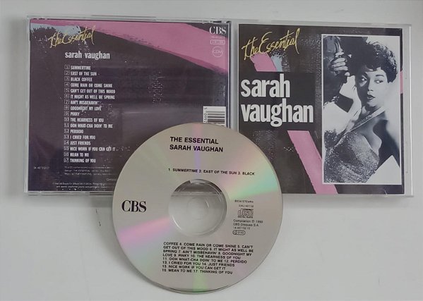Cd The Essential Interprete Sarah Vaughan (1990) [seminovo]