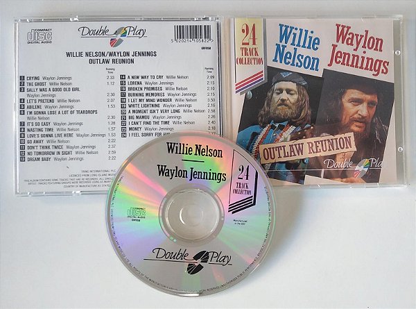 Cd Owtlaw Reunion [importado] Interprete Willie Nelson & Waylon Jennings [seminovo]