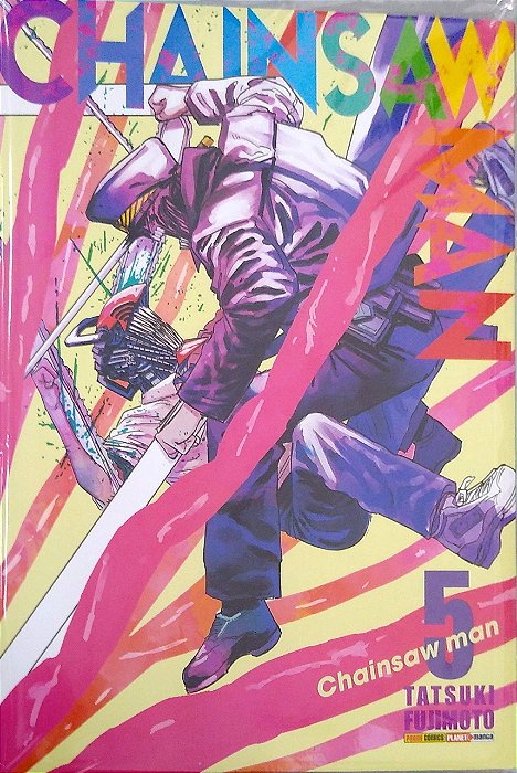 Gibi Chainsaw Man #5 Autor Tatsuki Fujimoto (2021) [seminovo]