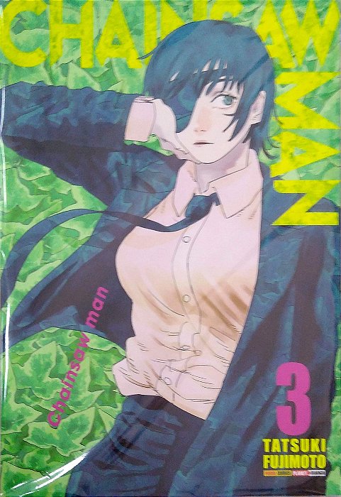 Gibi Chainsaw Man #3 Autor Tatsuki Fujimoto (2021) [seminovo]