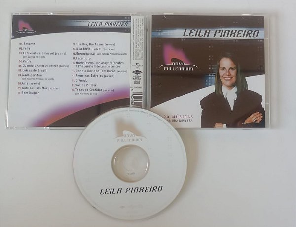 Cd Novo Millennium / Coletânea Interprete Leila Pinheiro (2005) [usado]