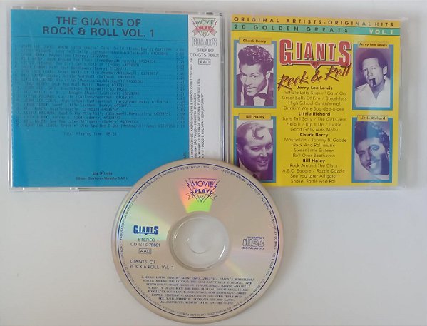 Cd Giants Of Rock & Roll 1 Interprete Vários Artistas (1988) [seminovo]