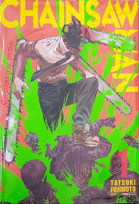 Gibi Chainsaw Man #1 Autor Tatsuki Fujimoto (2021) [seminovo]