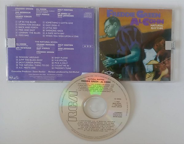 Cd Natural Rhythm Interprete Freddie Green e Al Cohn (1989) [seminovo]