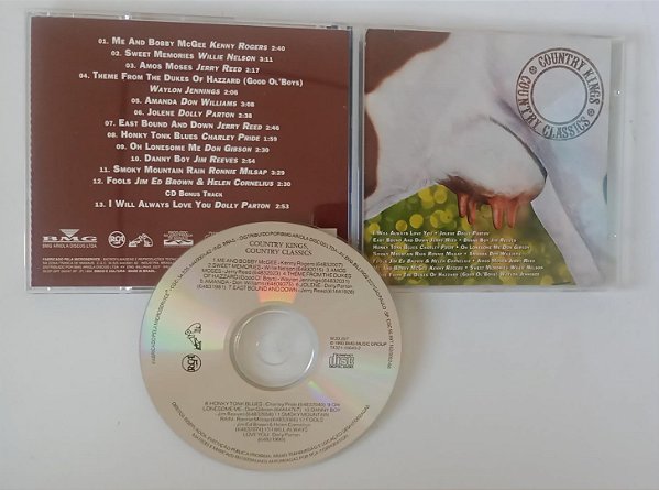 Cd Country Kings / Classics Interprete Vários Artistas (1993) [seminovo]