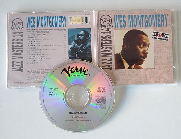 Cd Jazz Masters 14 Interprete Wes Montgomery (1994) [seminovo]