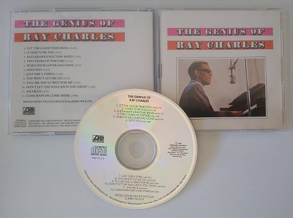 Cd The Genius Of Ray Charles Interprete Ray Charles (1990) [seminovo]