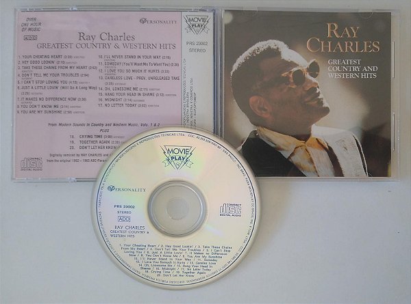Cd Greatest Country And Western Hits Interprete Ray Charles [seminovo]