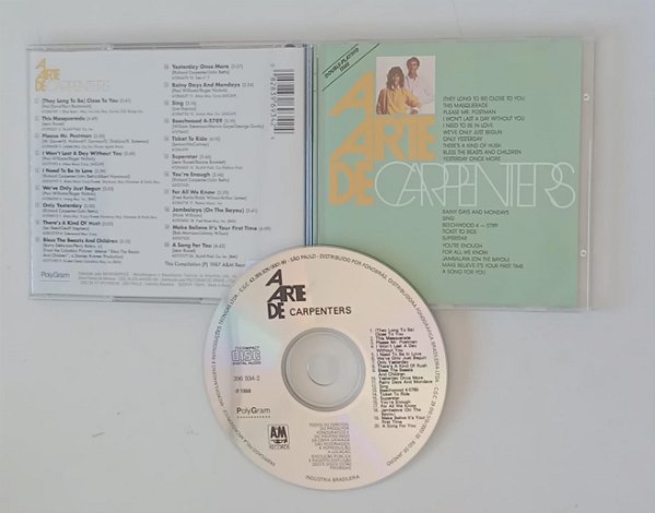 Cd a Arte Interprete Carpenters (1988) [seminovo]