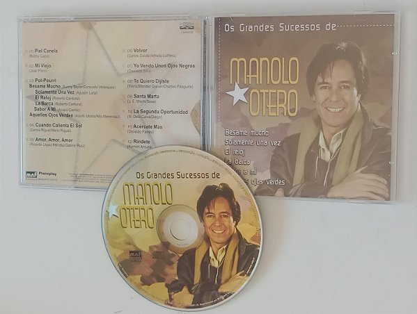 Cd os Grandes Sucessos Interprete Manolo Otero (2004) [seminovo]