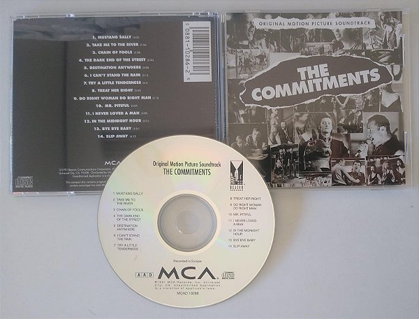 Cd The Commitments (original Motion Picture Soundtrack) Interprete The Commitments (1991) [seminovo]