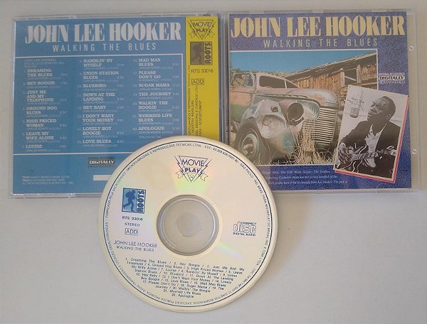 Cd Walking The Blues Interprete John Lee Hooker [seminovo]