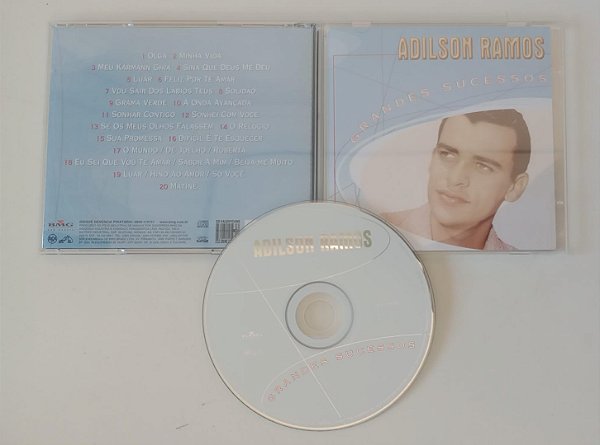 Cd Grandes Sucessos Interprete Adilson Ramos (2000) [seminovo]