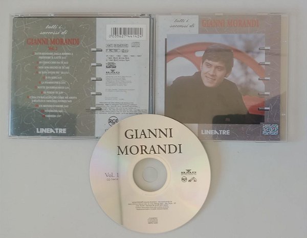 Cd Tutti I Successi 1 / Coletânea Interprete Gianni Morandi (1996) [seminovo]