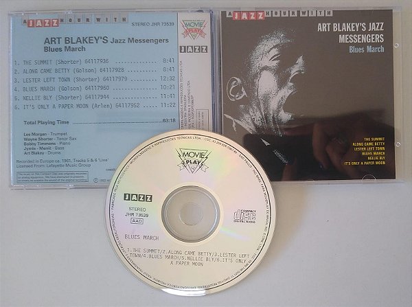Cd Blues March Interprete Art Blakey''s Jazz Messengers (1992) [seminovo]