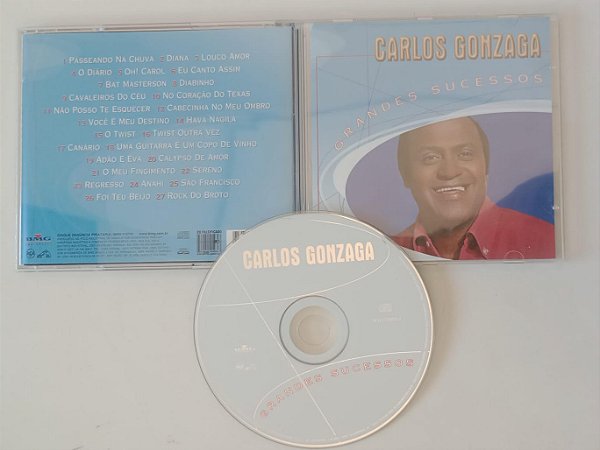 Cd Grandes Sucessos Interprete Carlos Gonzaga (2000) [seminovo]