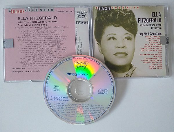 Cd Sing Me a Swing Song Interprete Ella Fitzgerald With The Chick Webb Orchestra [seminovo]