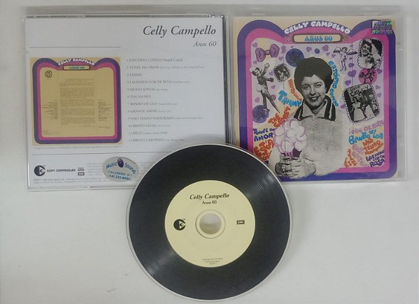 Cd Anos 60 Interprete Celly Campello [seminovo]