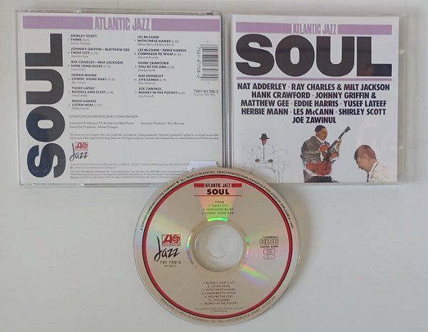 Cd Soul / Atlantic Jazz Interprete Vários Artistas (1986) [seminovo]