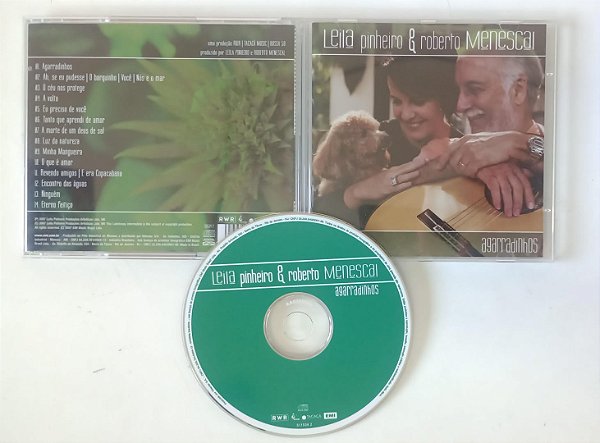 Cd Agarradinhos Interprete Leila Pinheiro e Roberto Menescal (2007) [seminovo]