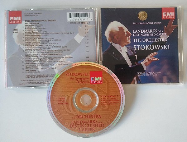 Cd Landmarks Of a Distinguished Career [importado] Interprete Stokowski And The Orchestra (1995) [seminovo]