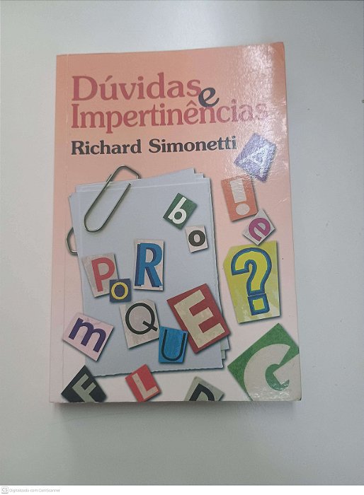 Livro Duvidas e Impertinências Autor Simonetti, Richard (2009) [usado]