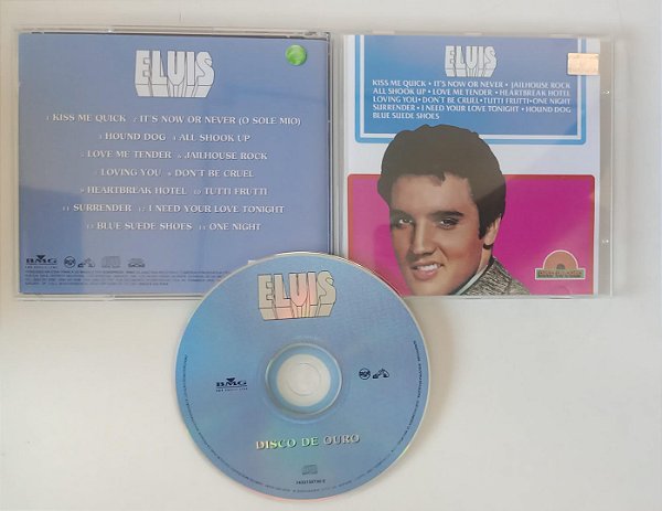 Cd Disco de Ouro [coletânea] Interprete Elvis Presley (1997) [seminovo]
