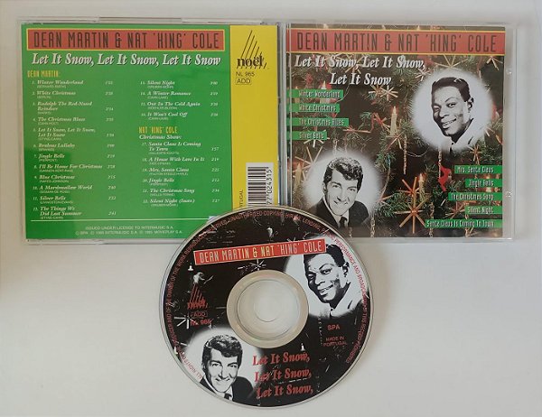 Cd Let It Snow Interprete Dean Martin e Nat King Cole (1995) [seminovo]