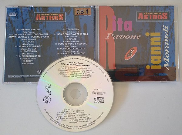Cd Rita Pavone & Gianni Morandi [série Dois Astros] Interprete Rita Pavone & Gianni Morandi [seminovo]