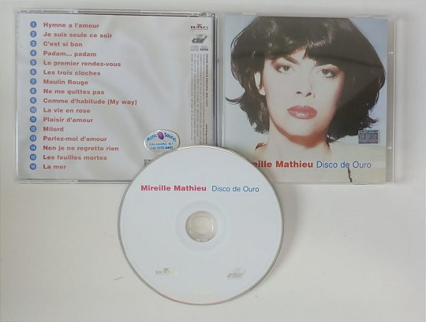Cd Disco de Ouro Interprete Mireille Mathieu (2000) [seminovo]