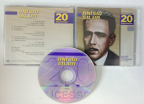 Cd Seleção de Ouro / 20 Sucessos Interprete Anísio Silva (1998) [seminovo]