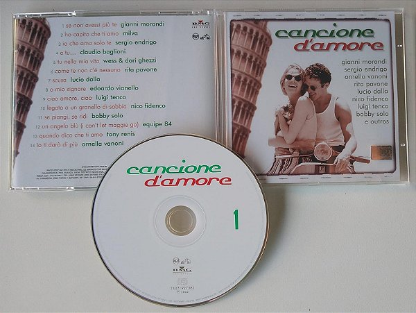 Cd Cancione D''amore, Vol.1 Interprete Vários (2002) [seminovo]