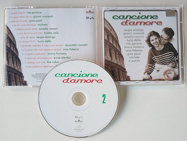 Cd Cancione D''amore, Vol. 2 Interprete Vários (2002) [seminovo]