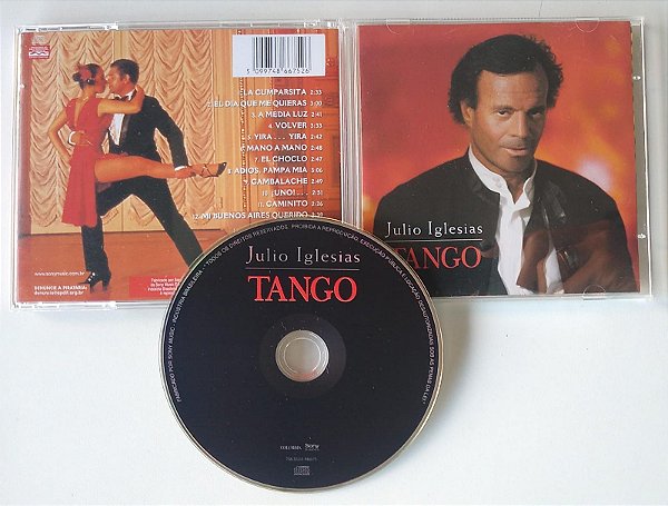 Cd Tango Interprete Julio Iglesias (1996) [seminovo]