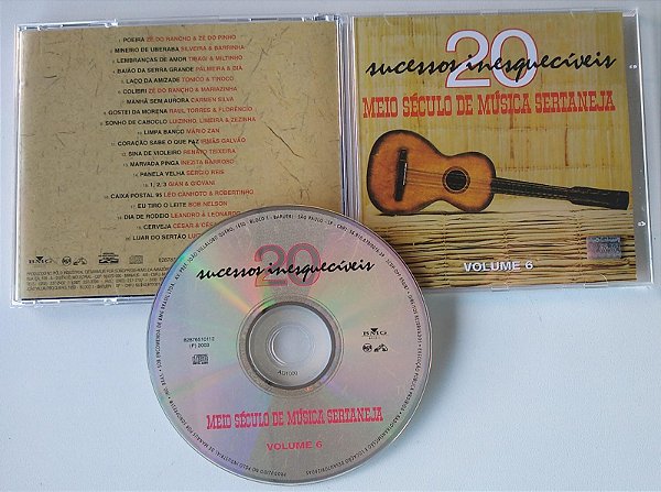 Cd Meio Século de Música Sertaneja, Vol. 6 Interprete Vários (2003) [seminovo]