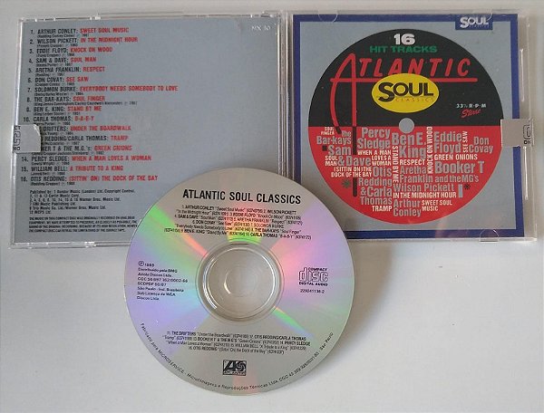 Cd Atlantic Soul Classics Interprete Vários (1989) [seminovo]