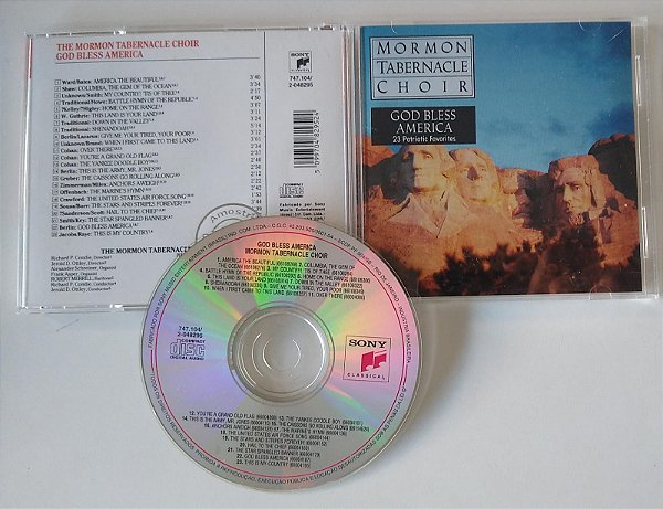 Cd God Bless America Interprete Mormon Tabernacle Choir [seminovo]