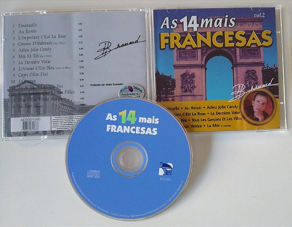 Cd as 14 Mais Francesas, Vol. 2 Interprete Bernard (2000) [seminovo]