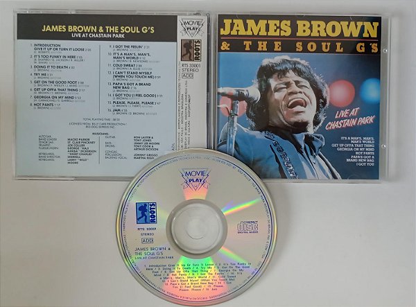 Cd Live At Chastain Park Interprete James Brown [seminovo]