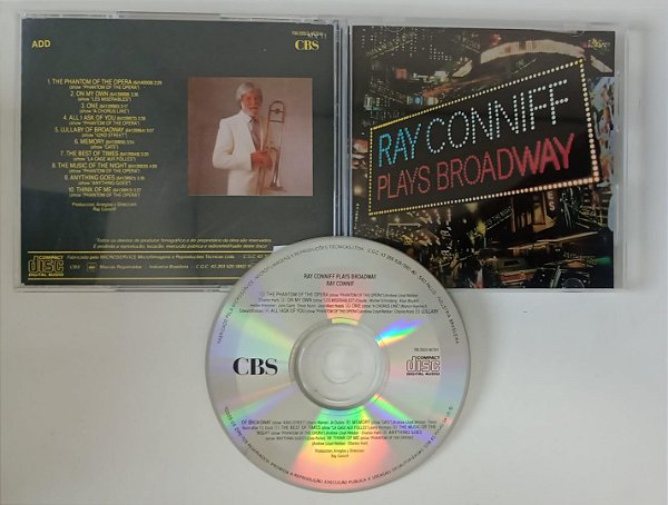 Cd Plays Broadway Interprete Ray Conniff [seminovo]