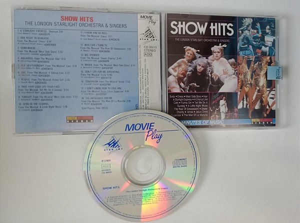 Cd Show Hits Interprete London Starlight Orchestra & Singers (1989) [seminovo]
