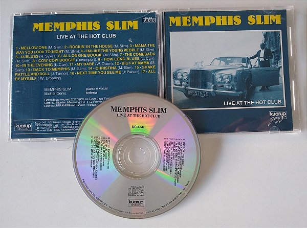 Cd Live At The Hot Club Interprete Memphis Slim [seminovo]