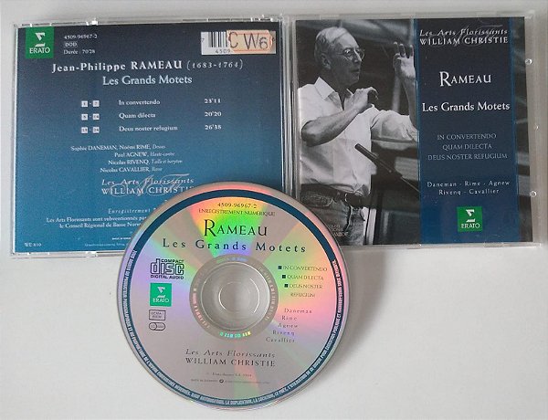Cd Les Arts Florissants [importado] Interprete Rameau e Outros (1994) [seminovo]
