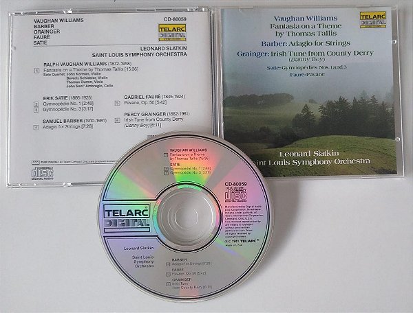 Cd Fantasia On a Theme [importado] Interprete Saint Louis Symphony Orchestra e Outros (1981) [seminovo]