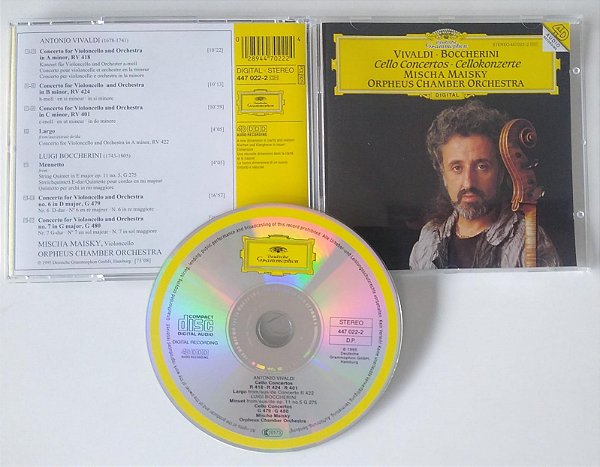 Cd Cellokonzerte [importado] Interprete Vivaldi e Outros (1995) [usado]