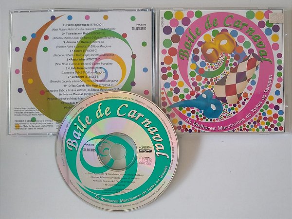 Cd Baile de Carnaval - as Melhores Marchinhas de Todos os Tempos Interprete Vários (1998) [usado]