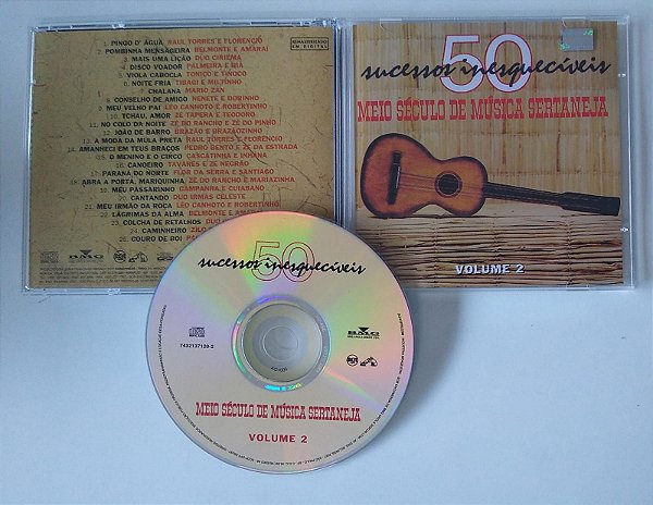 Cd Meio Século de Música Sertaneja, Vol. 2 Interprete Vários [usado]